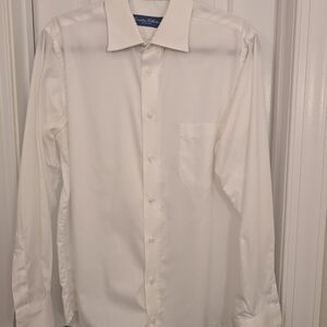 Men's Classic White Dress Shirt - Tom James